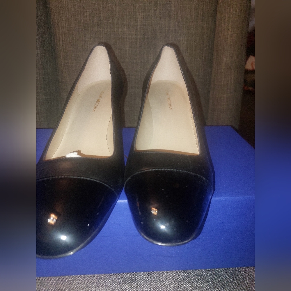 Stuart Weitzman Milla Pump Elegant Black Women's Shoes - Picture 3 of 12